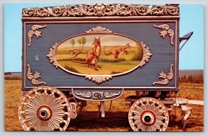 Theme Park~Baraboo Wisconsin~Tableau Cage Wagon Gollmar Bros Circus~PC