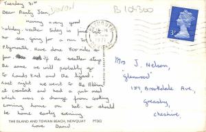 B104300 the island and towan beach newquay devon    uk