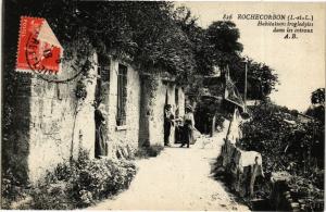 CPA ROCHECORBON - Habitations troglodytes dans les coteaux (227108)