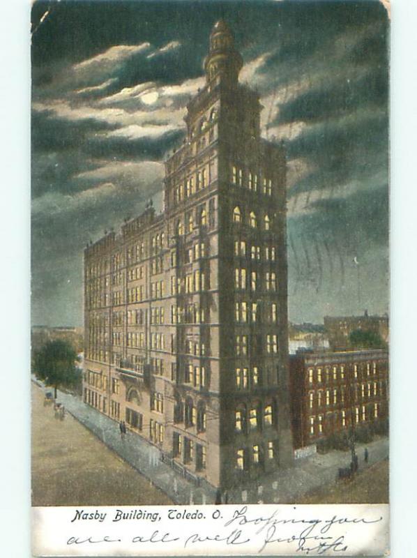 Pre-1907 NASBY BUILDING Toledo Ohio OH Q2372