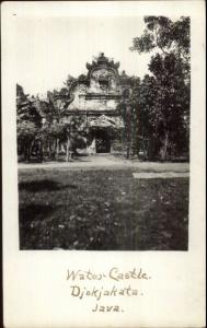 Water Castle Djokjakata Java Indonesia c1910 AMATEUR Real Photo Postcard rtw