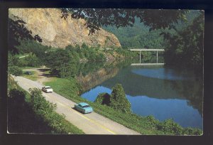 Western, North Carolina/NC Postcard, Highway Approaching Fontana Village,1950's?