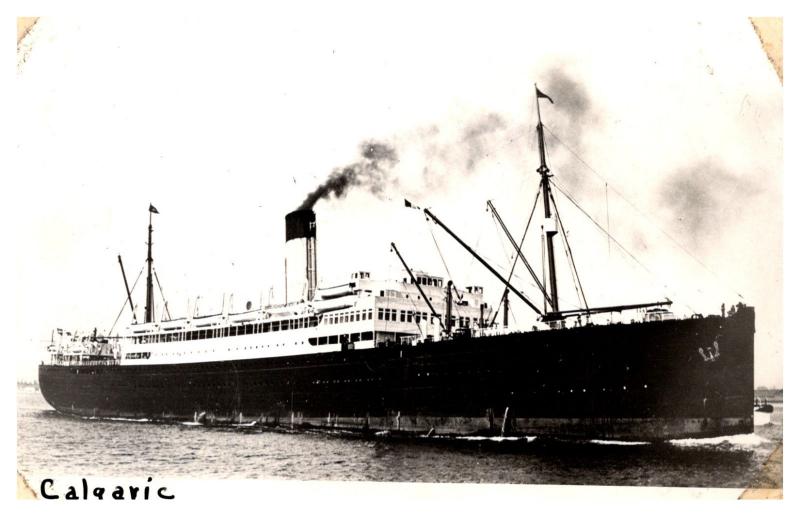 S.S. Calgaric , White Star Line  , RPC