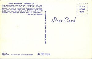 Pennsylvania, Pittsburgh - Public Auditorium - [PA-553]