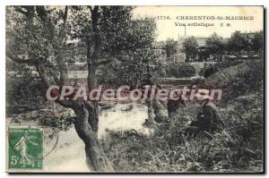 Old Postcard Charenton St Maurice Artistic view