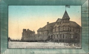 Fargo North Dakota ND Agricultural College Admin Building c1910 Vintage Postcard