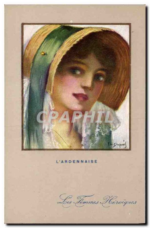 Old Postcard Fantasy Illustrator Dupuis Army L & # 39Ardennaise Ardennes