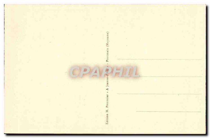 Old Postcard The basilica Pontmain