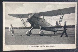 Mint Germany Real Picture Postcard German Air Force Fighter Airplane