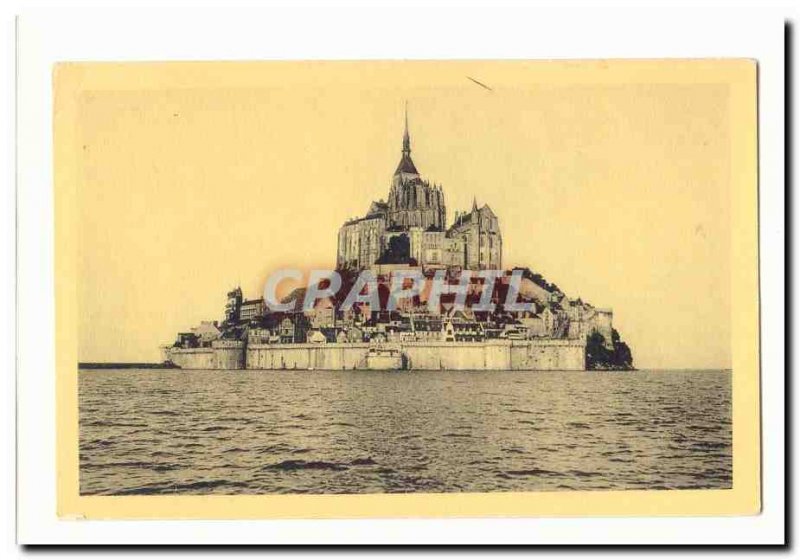 Mont Saint Michel Abbey Postcard General view East Coast