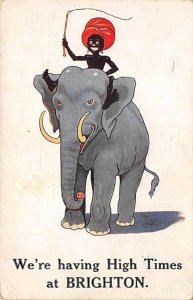 Were having high times at Brighton Postcard