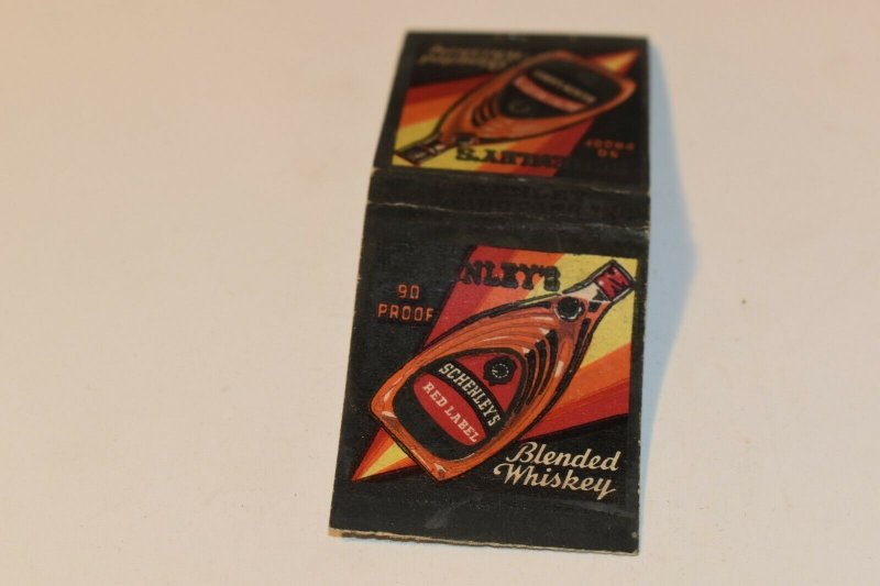 Schenley's Blended Whiskey 20 Strike Matchbook Cover