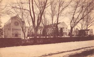 Wheat Ridge Colorado Lutheran Sanitarium Street View Antique Postcard K90531