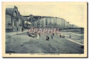 Old Postcard Ault and Casino Cliffs