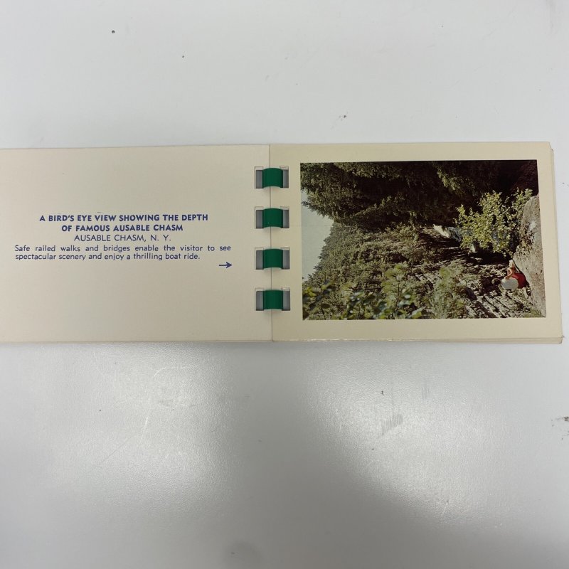 Ausable Chasm, New York Postcard Booklet - 10 Photos
