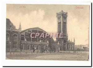 Ostend Belgium Postcard Old Train Station