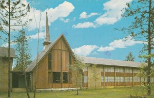 VINTAGE POSTCARD WESLEY CHAPEL BLUE LAKE METHODIST ASSEMBLY ANDALUSIA ALABAMA