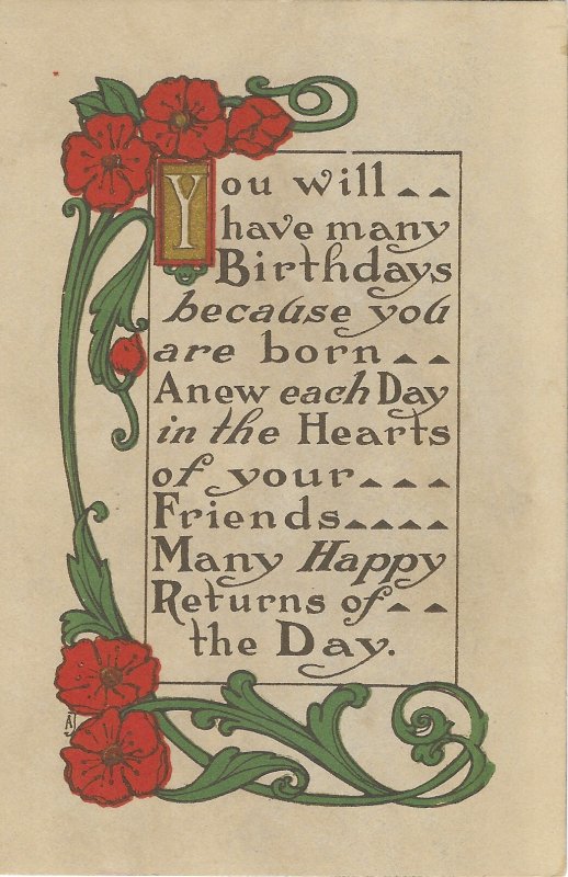 You Will Have Many Birthdays Because You are Born Anew Each Day