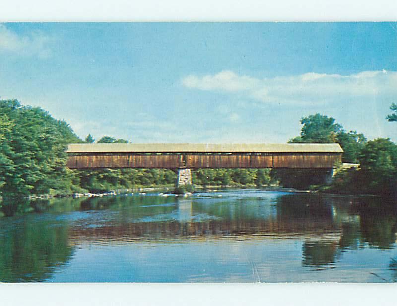 Unused Pre-1980 COVERED BRIDGE Campton New Hampshire NH t8309