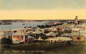 Hamilton from the Fort Bermuda 1905c postcard