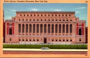 New York City Butler Library Columbia University
