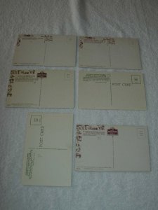 Mobile AL - Lot Of 6 Great Vintage Postcards - x0511