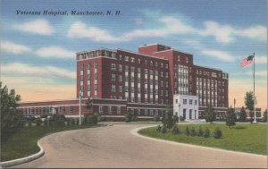 Postcard Veterans Hospital Manchester NH