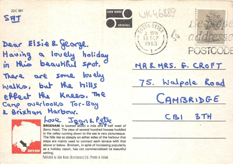 uk46889 the harbour brixham devon uk