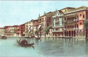 Ca D Oro Palace on the Grand Canal Venice Italy Postcard