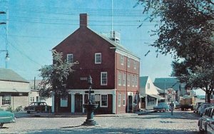 Captain's Room in Nantucket, Massachusetts since 1772, & Old Custom House.