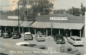 SD, Wall, South Dakota, Wall Drug Store, RPPC