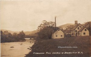 Ottaguechee River & Mill - Bridgewater, Vermont VT  