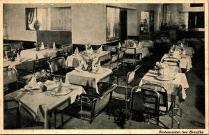 Restauranten hos Brasilko Copenhagen Denmark UNP WB Postcard 1930s B11