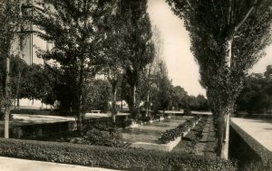 Spain - Valencia.  Gardens of the Avenue from Valencia to the Sea   *RPPC