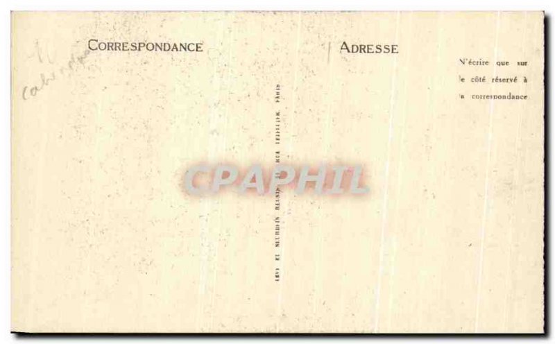 Old Postcard Saint Aubin Sur Mer langrune Road