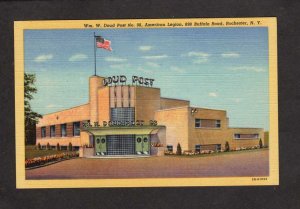 NY Dowd Post No 98 American Legion Home Rochester New York Postcard