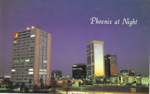 Phoenix at Night Downtown Skyline Phoenix Arizona