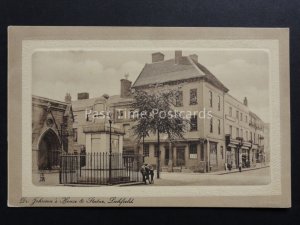 Staffordshire: Lichfield, Dr. Johnson's House & Statue - Old PC by Raphael Tuck