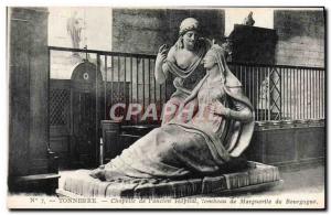 Old Postcard Thunder Chapel of the Hospital & # 39ancien Tomb of Margaret of ...