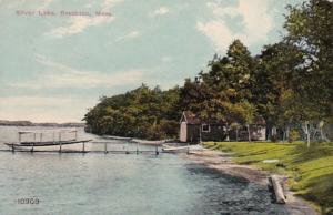 Massachusetts Brockton Scene On Silver Lake 1911