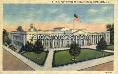 US Post Office in Charlotte, North Carolina