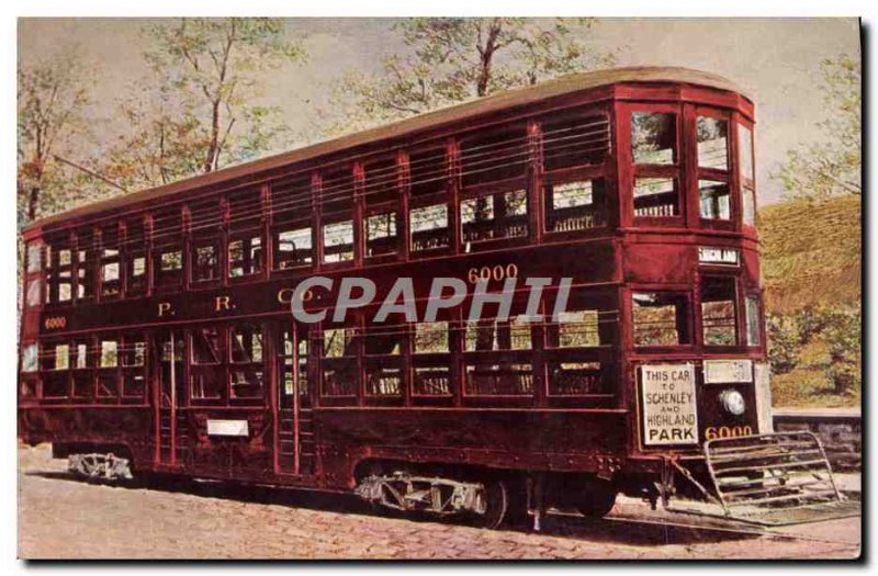 Old Postcard Pittsburgh Railways Company The Archetype of a fleet od Double d...