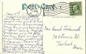 Atchison Kans. Mount St. Scholastica Academy Vintage Postcard Standard View Card 