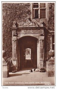 RP, The Front Doorway, The Lygon Arms, Broadway, Worcs, England, UK, 1920-1940s