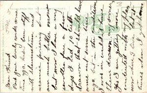  First Christian Church Louisville KY Kentucky Antique Postcard UNP WOB Note DB