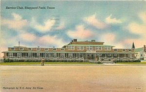 Sheppard Field Texas Service Club US Army Corps Wolff Teich Postcard 22-68