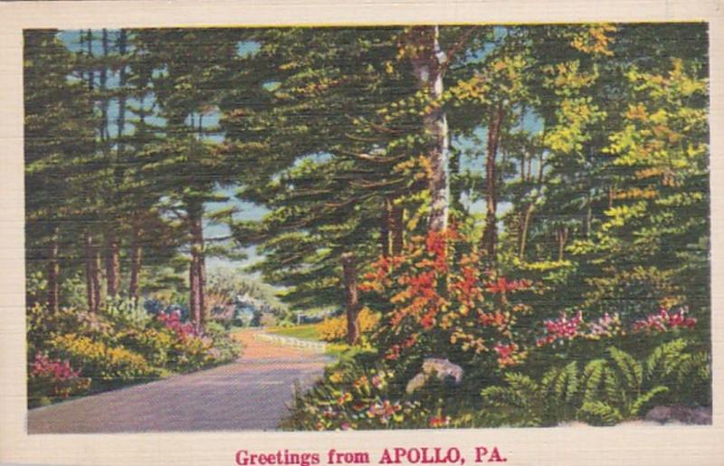 Pennsylvania Greetings From Apollo 1938