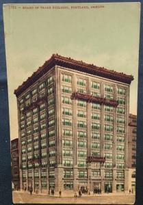 Postcard Unused Board of Trade Building Portland OR LB