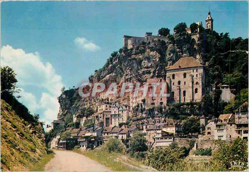 Postcard Modern Rocamadour (Lot) Place of Pilgrimage of the Middle Ages famou...