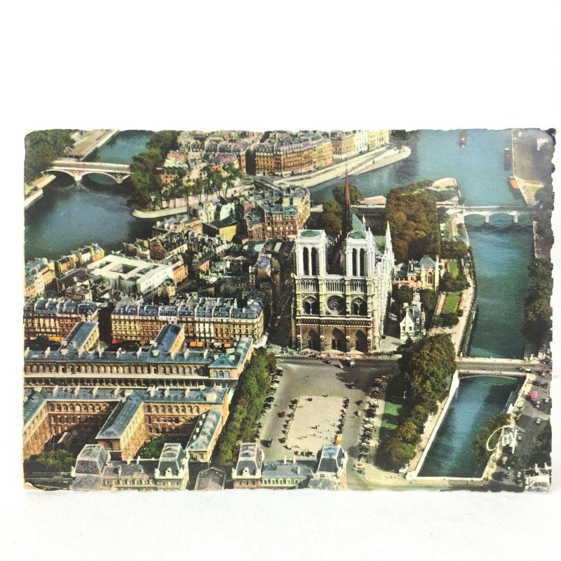 Postcard Vintage1966 Posted Notre Dame Cathedrale Paris France